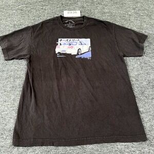 Key Street T Shirt Mens Large Black Car Graphic Print‎ Cotton Crew Neck Casual